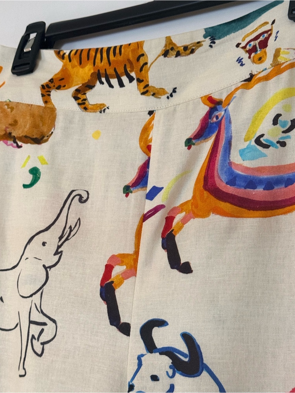 🌿Sézane Jenson trousers G. Kero print - size 6 or 38 - NWT - Picture 10 of 15